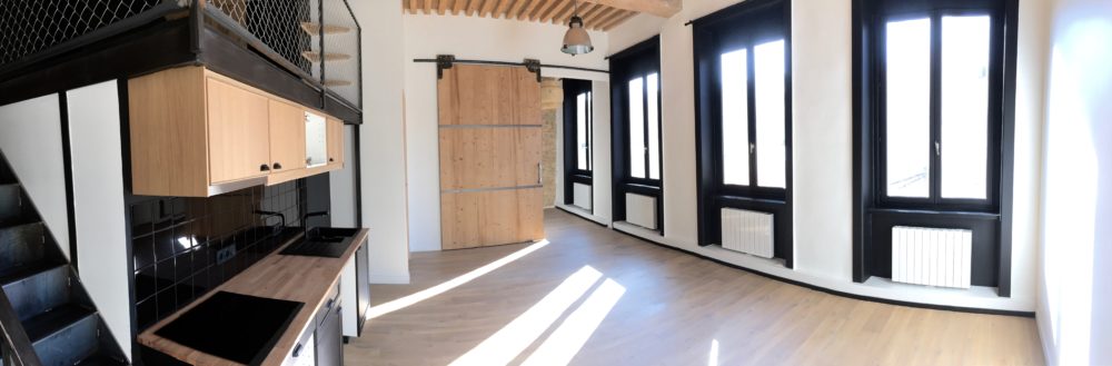 Rénovation appartement canut Lyon Croix Rousse T3