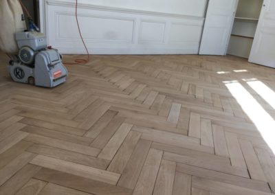 Rénovation de parquet en chêne