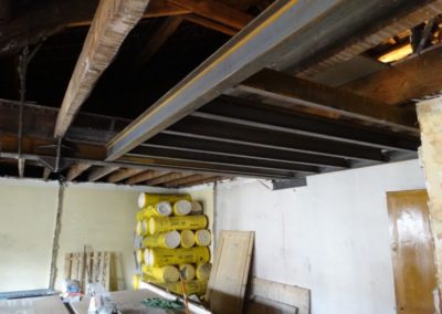 création d'un plancher sur poutrelles métalliques