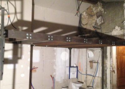 Création d'une mezzanine acier dans un appartement ancien quartier Bellecour