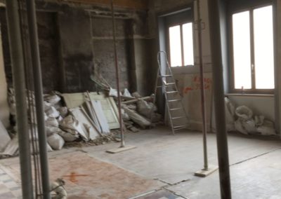 Démolition et mise en plateau d'un appartement type Canut quartier Croix Rousse