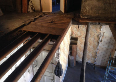 Démolition d'un étage de'appartement pour la création d'un duplex quartier Foch