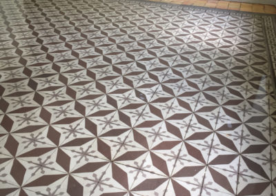 Carreaux ciments restaurés